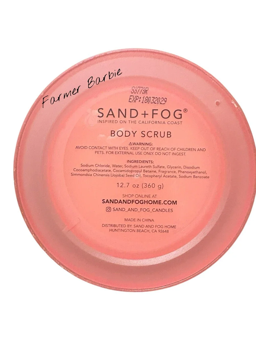 Sand + Fog Watermelon Sugar Body Scrub 12.7oz